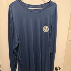 Southern Tide Classic Blue Long Sleeve Tee